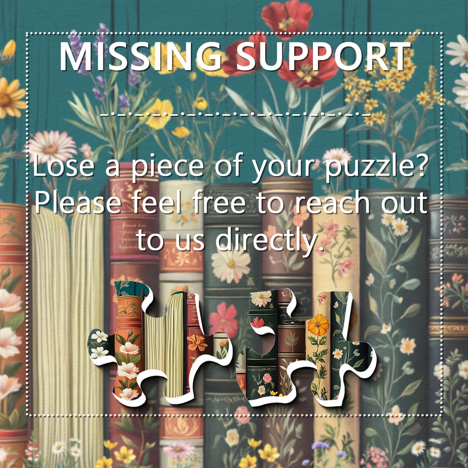 Thumbnail 6 de Vintage Wildflower Book Puzzle 1000 Pieces 📦