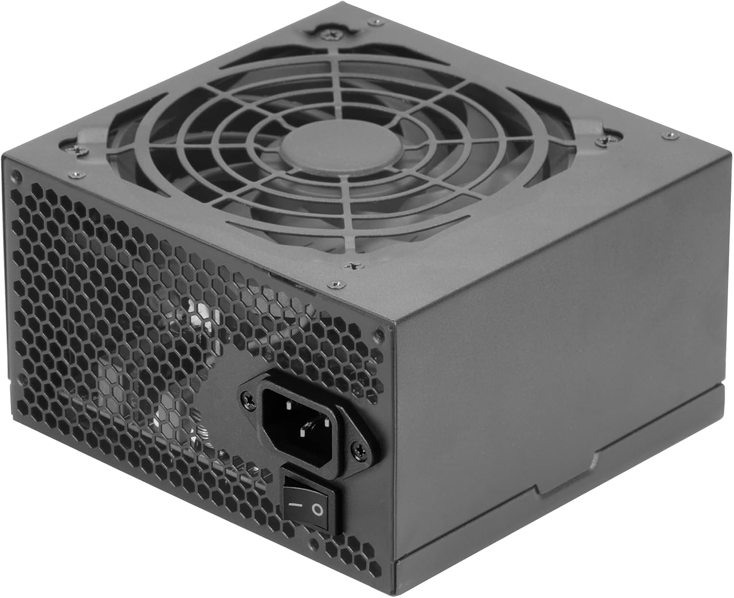 Detalle de TACENS ANIMA APIII850, alimentatore ATX 850W 12V con DC-DC, efficienza Bronze 85% e ventola 120 mm ultra-silenziosa