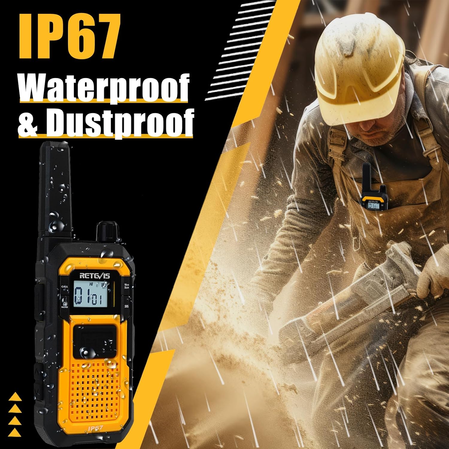 Thumbnail 1 de Retevis RB48 10-pack Walkie Talkies