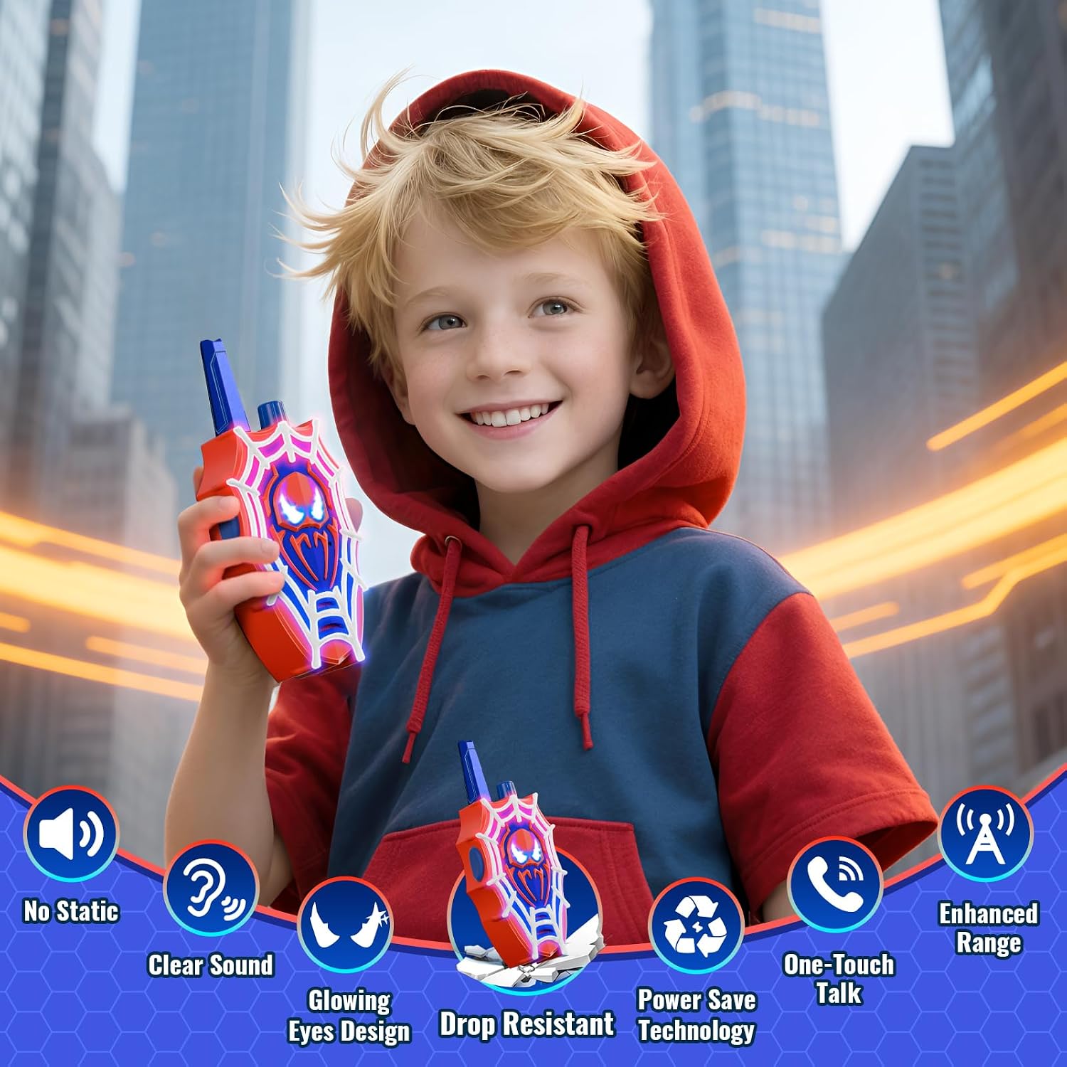 Detalle 2 de Mirthigig kids walkie talkies 600 m