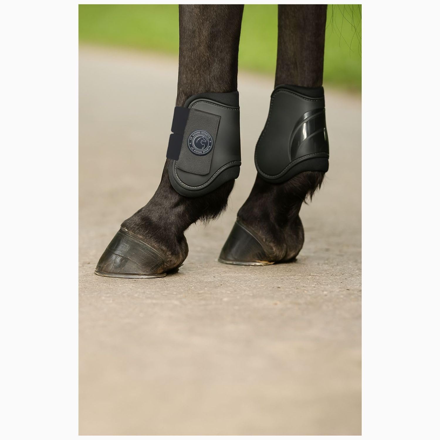Detalle 2 de AK Riding Sports AK Pro-Tec Fetlock Horse Boots (White, Full Large)