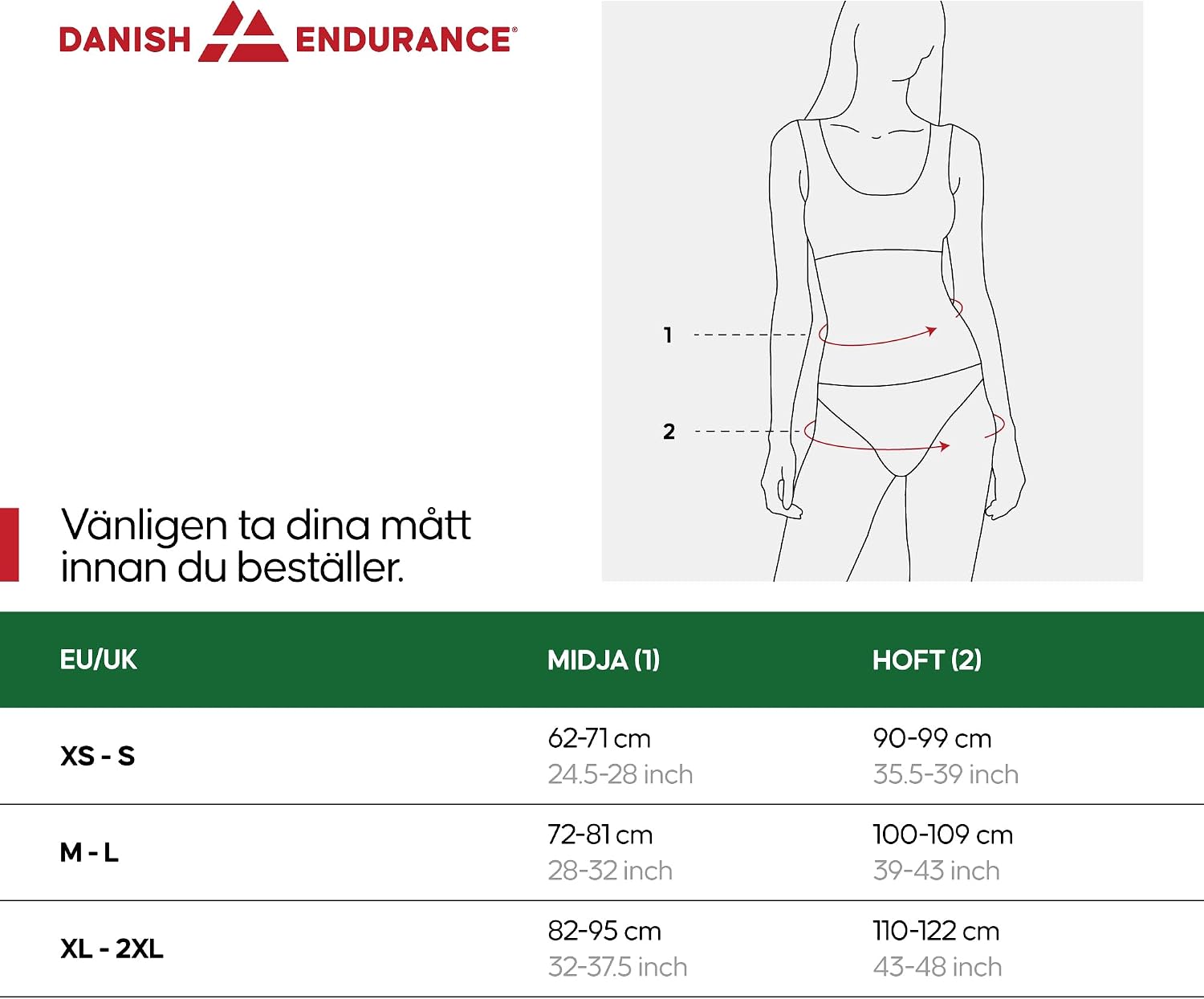 Thumbnail 5 de DANISH ENDURANCE sömlösa bambutrosor i bikinimodell, 3-pack