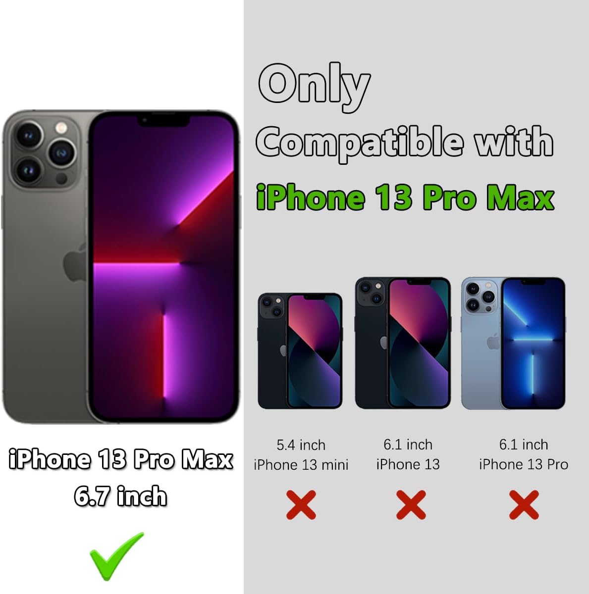 Thumbnail 6 de KPPIT Magnetic Case for iPhone 13 Pro Max – MagSafe Compatible, Shockproof and Frosted Back