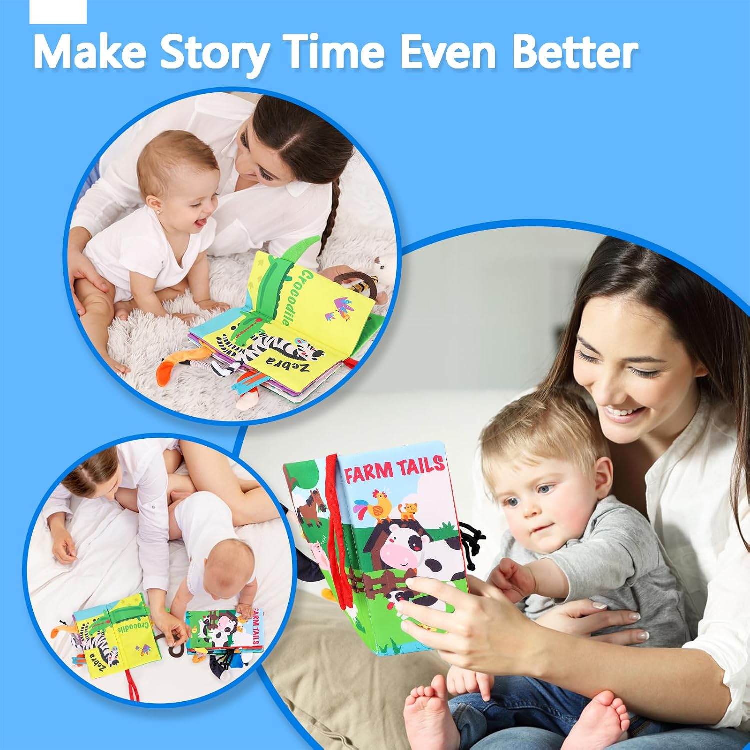 Thumbnail 6 de Baby Stoffbuch von beiens 2er-Set für Babys