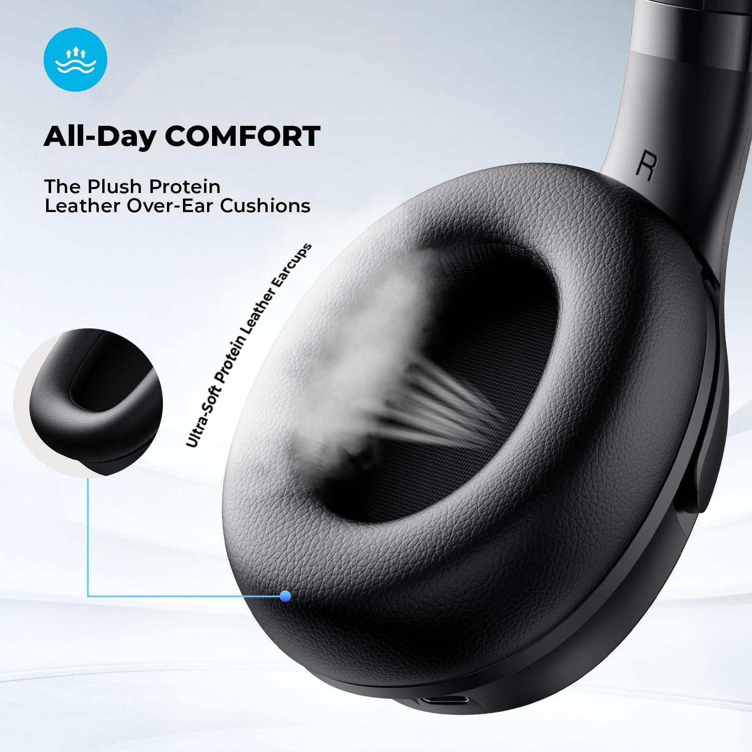 Detalle de Havit Over-Ear Headphones, 50-Hour Battery Life