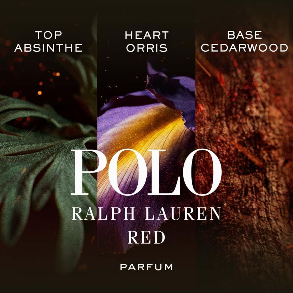 Detalle de Ralph Lauren Polo Red Parfum Refill Bottle – Intense Ambery Scent