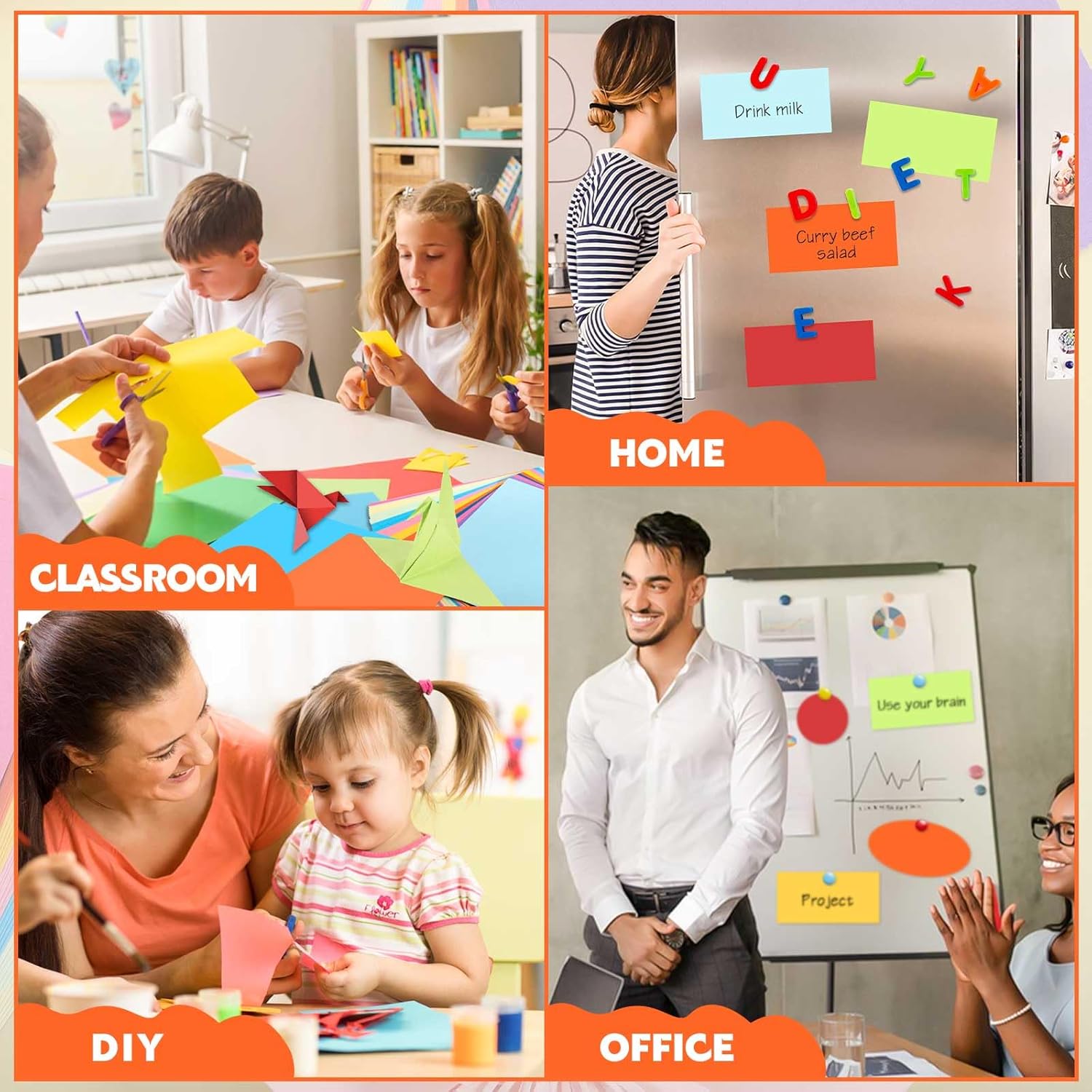 Thumbnail 6 de 816 Blatt Moderationskarten drei Formen