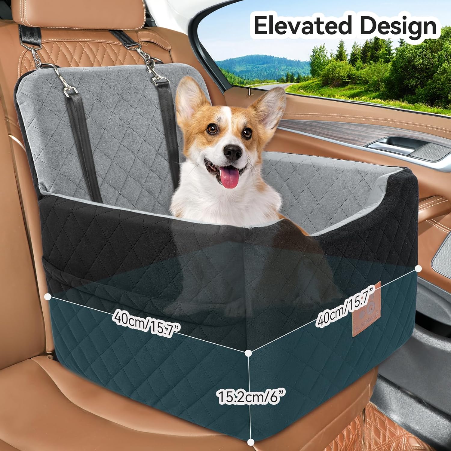 Detalle de GL GLENSLAVE Autositz Hunde 15 kg