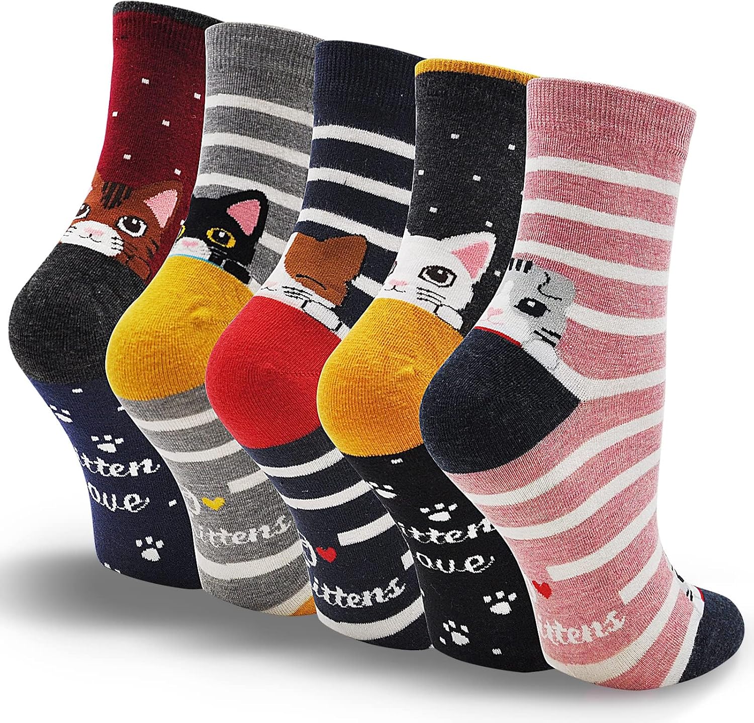 Detalle de LOFIR chaussettes fantaisie coton 5 paires