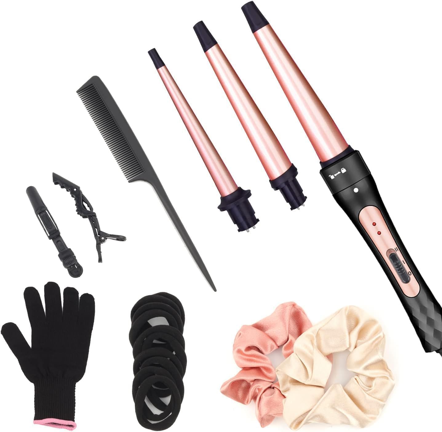 Thumbnail 5 de JAETON Conical Curling Wand Set 3-Barrel
