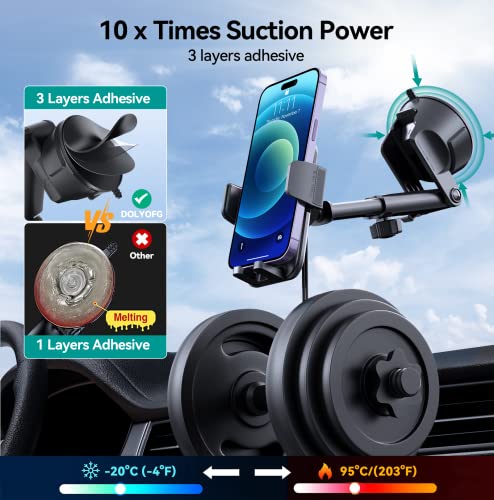 Thumbnail 1 de DOLYOFG Car Phone Holder Mount 3-in-1