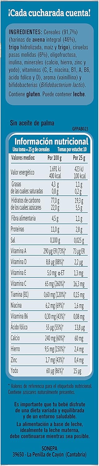 Thumbnail 4 de Gerber Avena Integral con Ciruela - Papilla para Bebés 9x250g