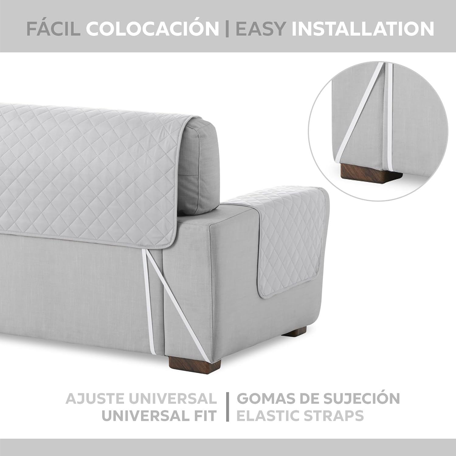 Thumbnail 4 de Textilhome Copridivano Malu 240cm Chaise