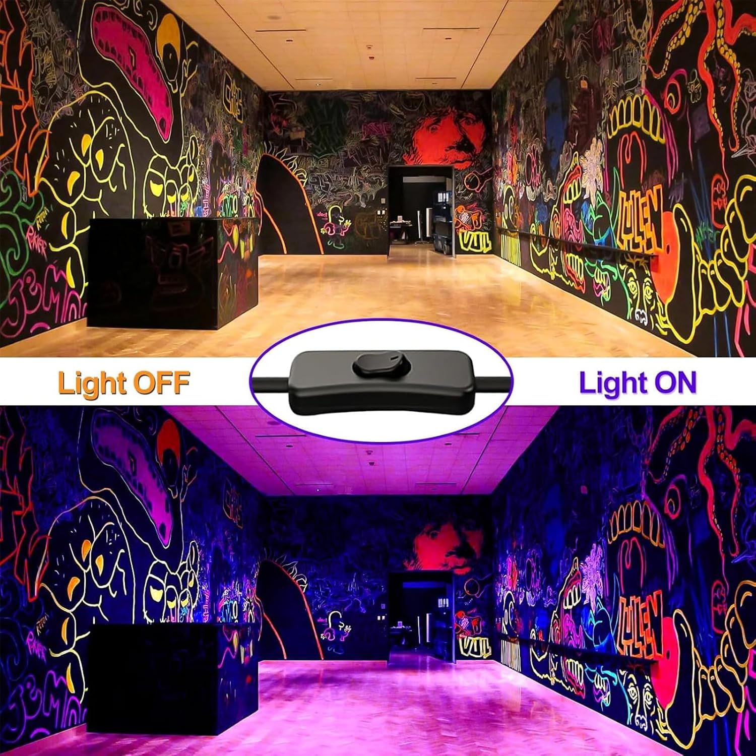 Thumbnail 6 de CREATESTAR UV Schwarzlicht Strahler 100W – IP65, 395–400 nm, LED-Fluter