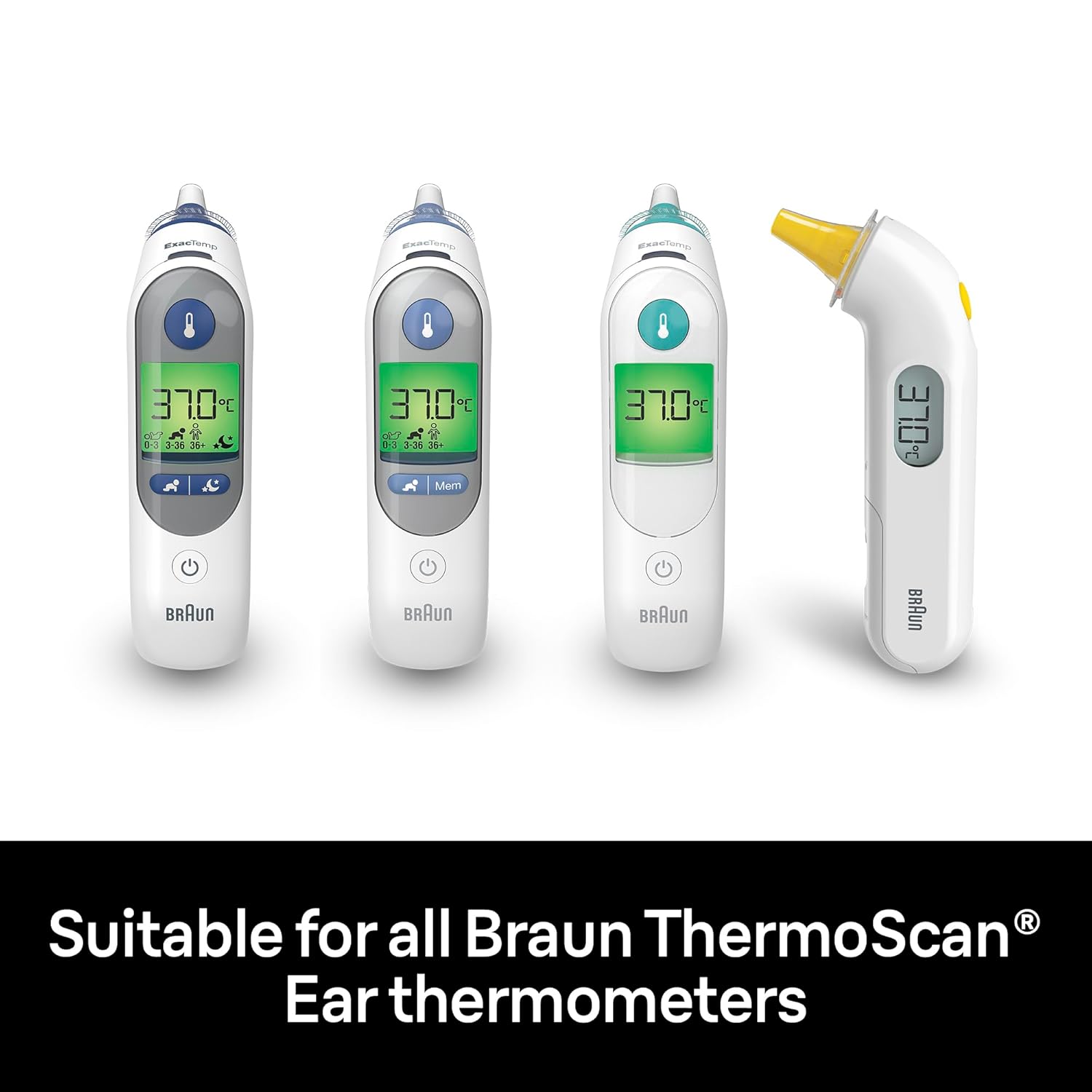 Detalle de Braun ThermoScan Hygiene Caps (40 pcs) – Compatible with Braun ThermoScan Ear Thermometers