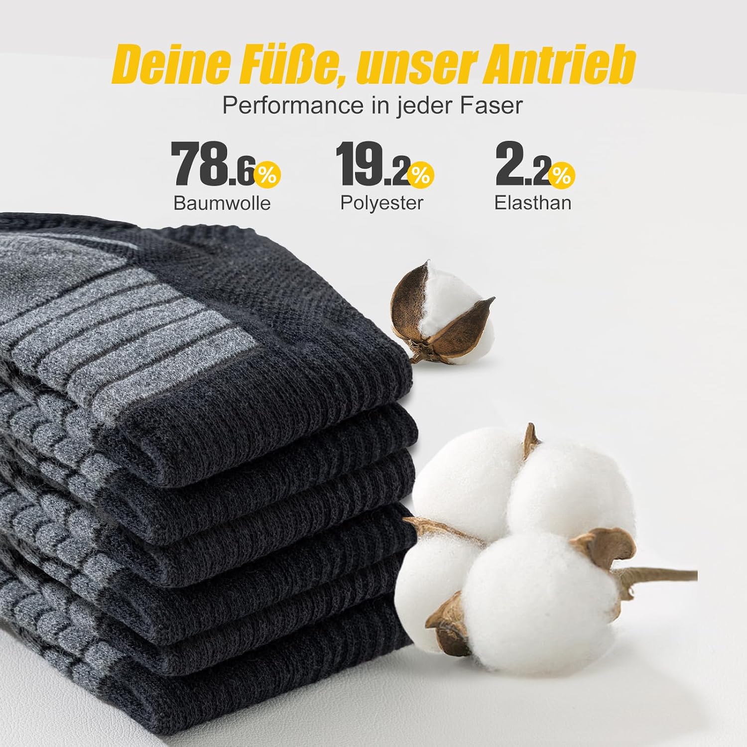 Detalle 2 de SockWaddles Calze sportive 6 paia