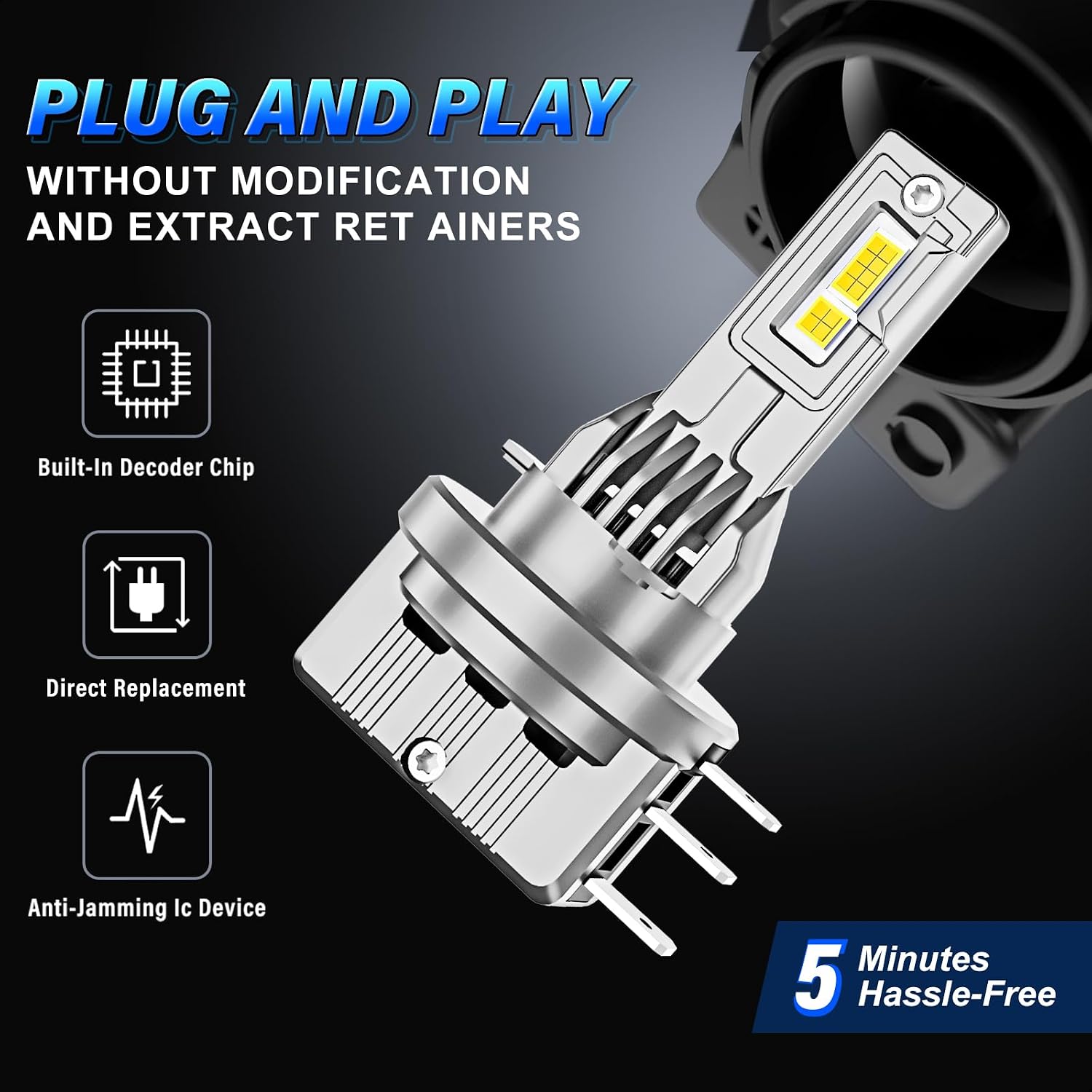 Thumbnail 3 de Sycreek Ampoules LED H15 100W 6000K