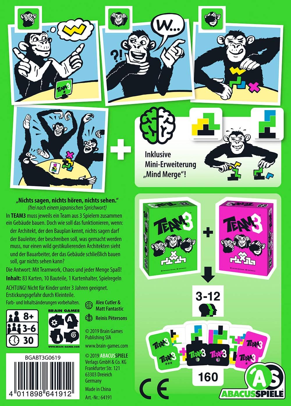 Thumbnail 1 de TEAM3 grün : un jeu d’équipe familial pour construire ensemble dans le chaos