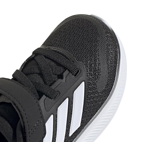 Thumbnail 9 de adidas Unisex niños RUNFALCON 5: zapatillas con Cloudfoam y cordones elásticos, Core Black/Cloud White