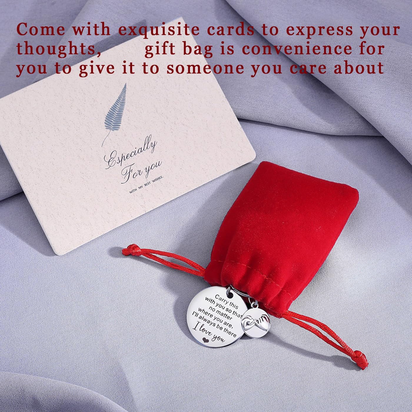 Detalle de XIANNVXI Inspirational Keyring – Best Friend & Thank You Gift