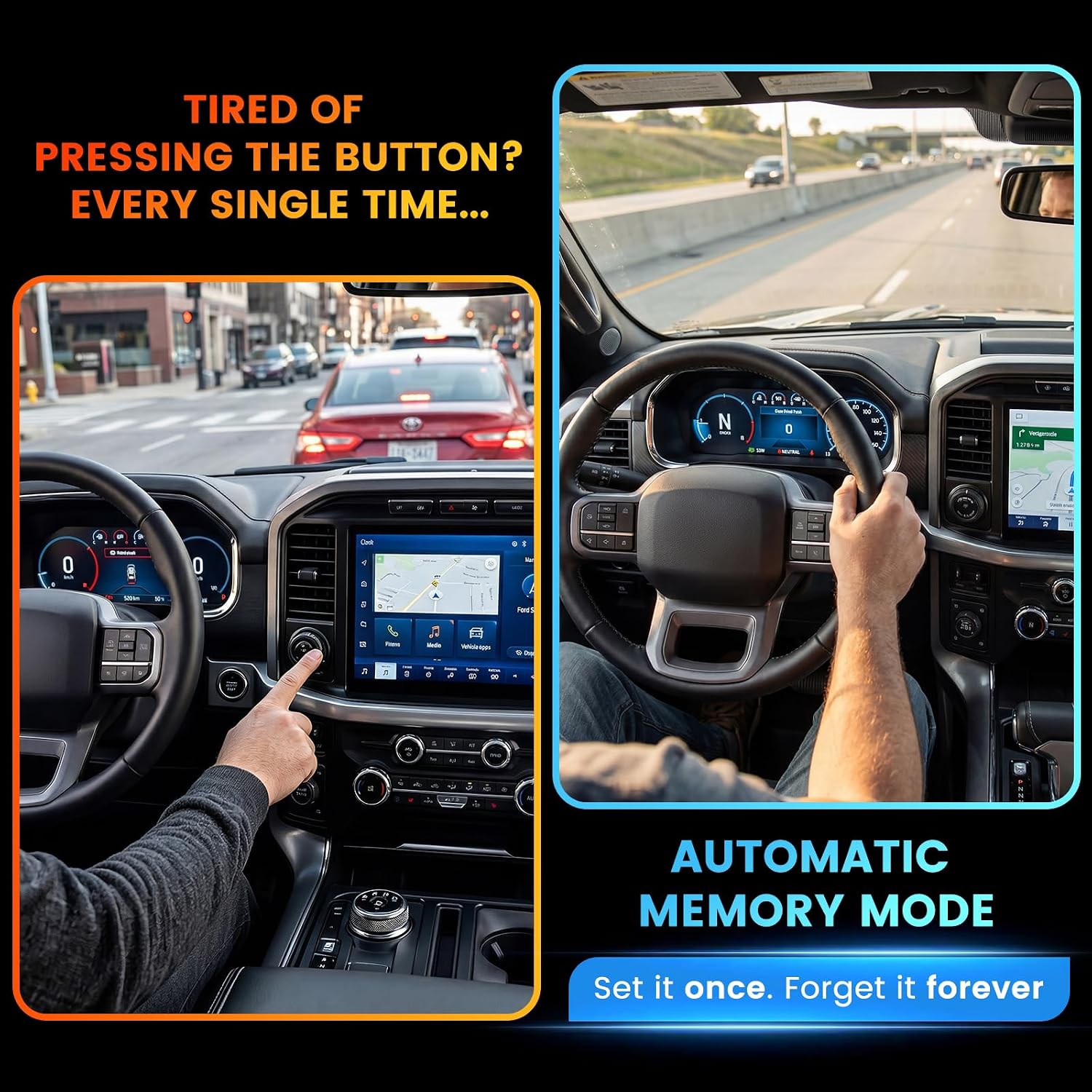 Thumbnail 6 de TAKOPEN Auto Start Stop Eliminator for 2021-2026 Ford F150 with Smart Memory