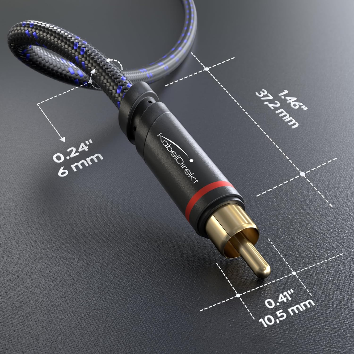 Thumbnail 4 de KabelDirekt 2m Cinch Kabel 75 Ohm