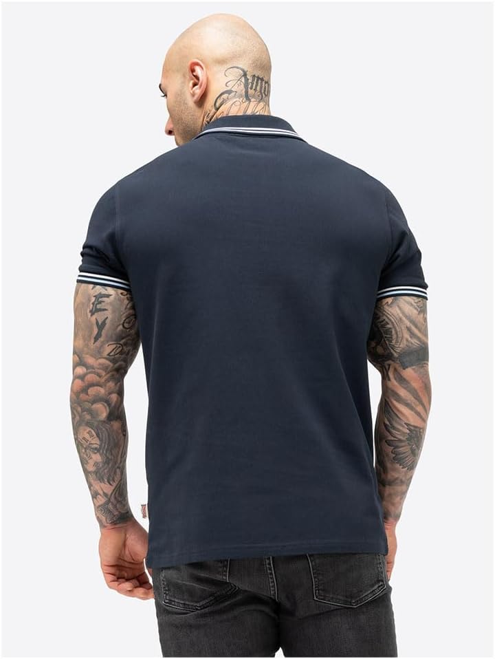 Detalle 2 de Polo Lonsdale London Eastleigh Homme Marine – Coupe Regular