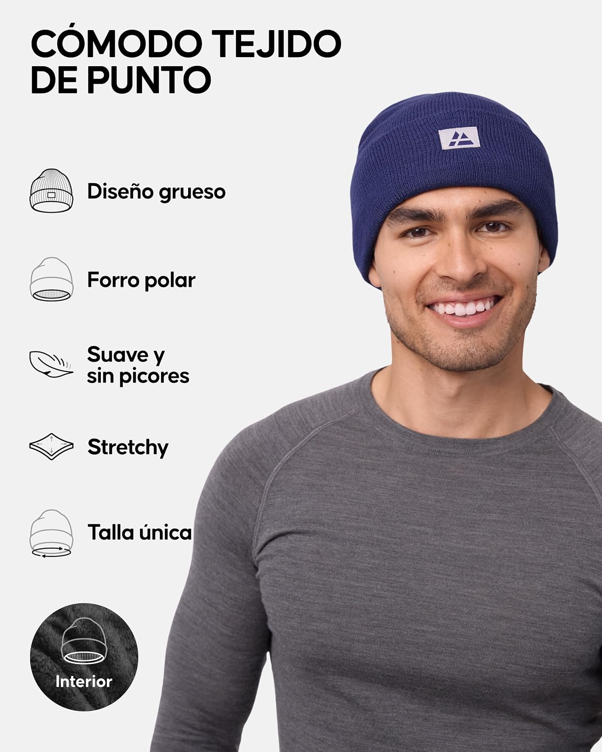 Detalle 2 de DANISH ENDURANCE Gorro Invierno Unisex Forro Polar