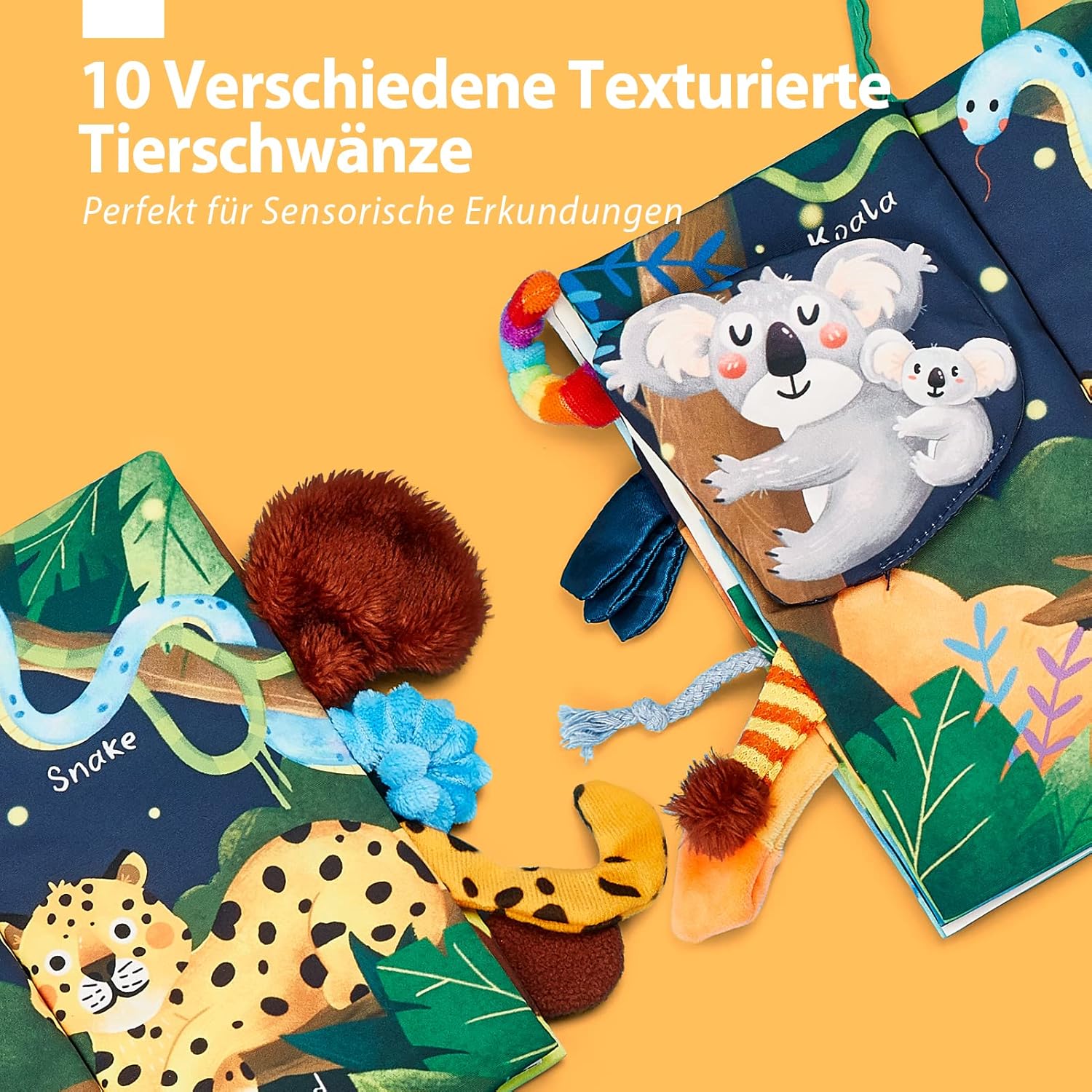 Detalle 1 de hahaland Stoffbuch 0–6 Monate