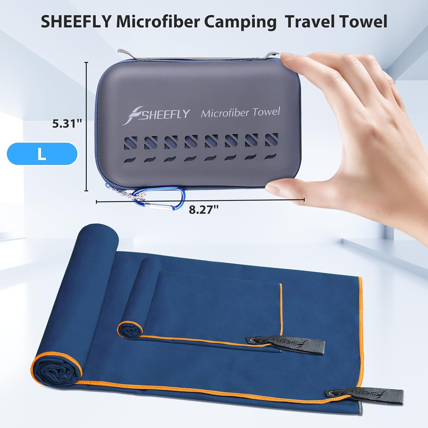 Detalle 2 de SHEEFLY Microfibre Travel Towel 152cm