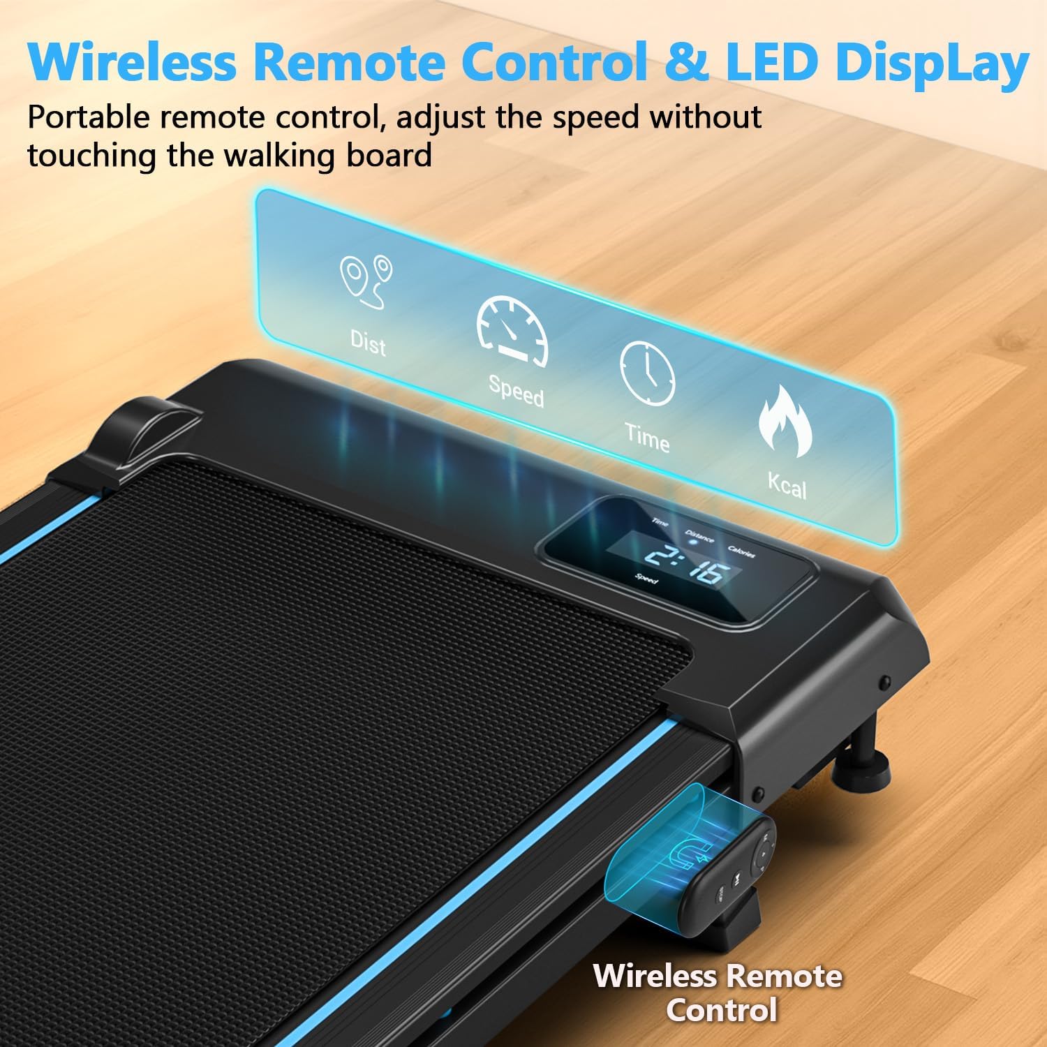 Thumbnail 4 de VANNECT 4 in 1 Walking Pad 9% incline, 330 lbs capacity ๐ถ