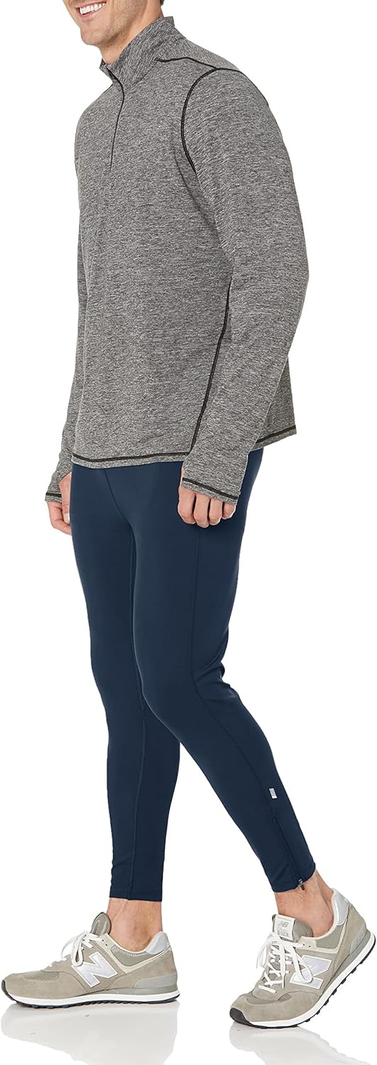 Thumbnail 6 de Amazon Essentials Leggings modellanti sportivi da uomo per corsa, palestra e allenamento – Strato Base