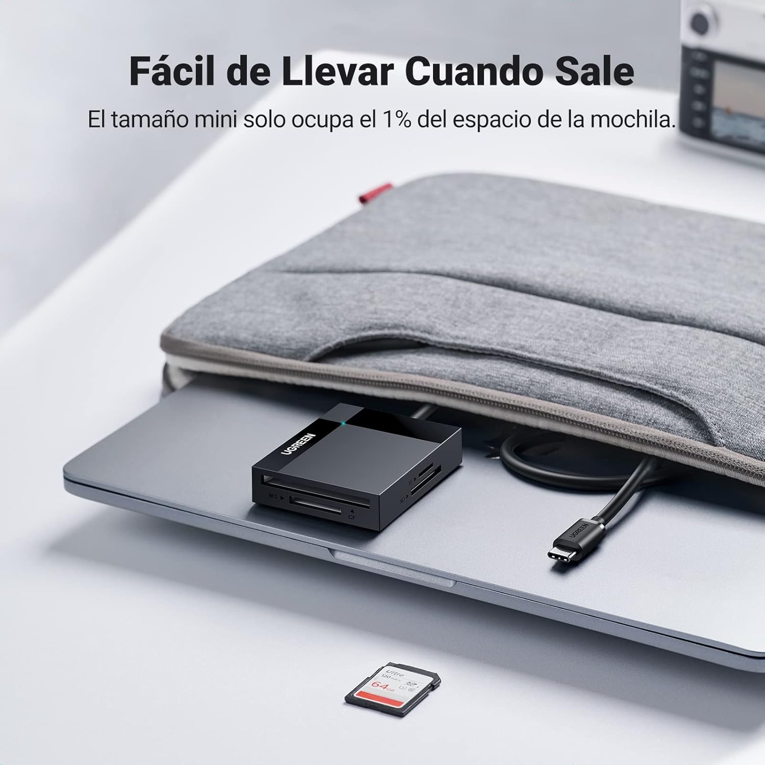 Thumbnail 7 de UGREEN 4 en 1 Lector de Tarjetas USB-C para iPhone y MacBook