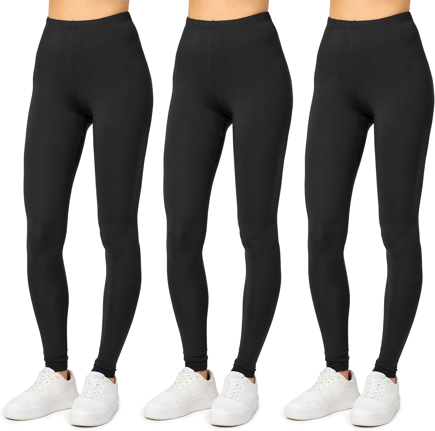 Thumbnail 6 de Leggings lunghi donna Merry Style in viscosa con elastan, vita elastica (MS10-143) per casa, palestra e tempo libero