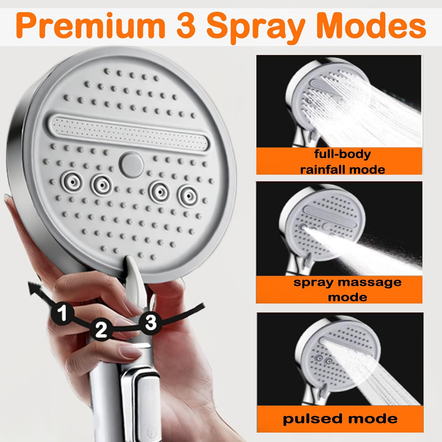 Thumbnail 6 de Fenxyo Filtered Shower Head with 1.5M Hose Combo – High Pressure, Multi-Stage Filtration
