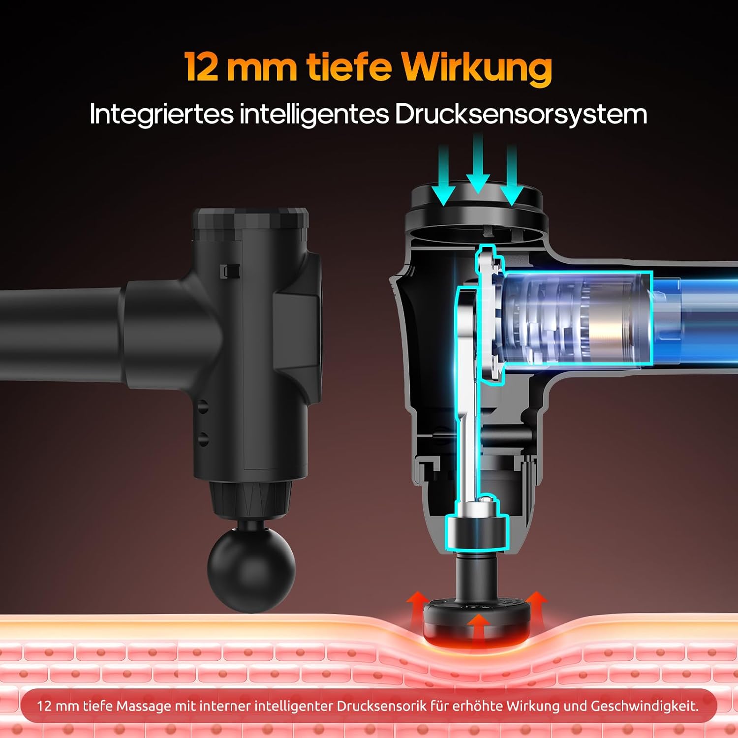 Thumbnail 5 de AERLANG Massage Pistole 3200 RPM 🔧📯