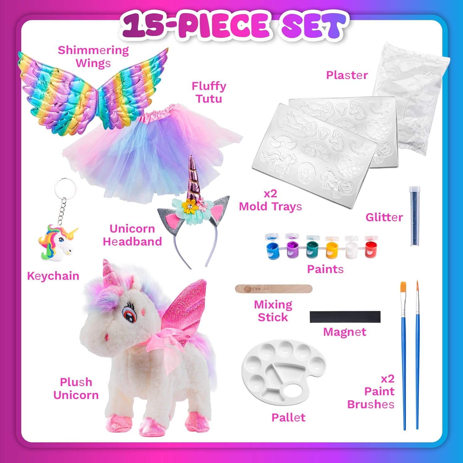Thumbnail 5 de Greenbo Unicorns Toys Painting Kit for Ages 4–6