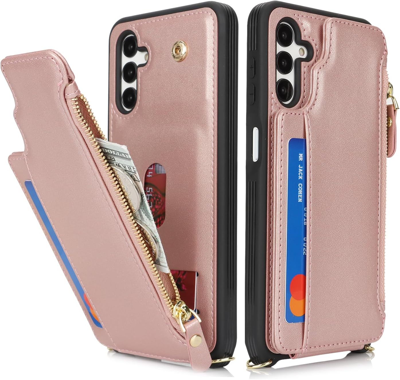 Detalle de Cavor wallet phone case, PU leather