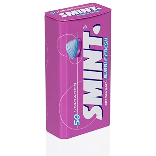 Detalle de Smint Tin Bubblefresh caramelos sin azúcar 420 g