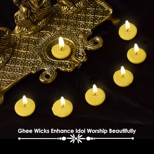 Thumbnail 5 de Satvik Pure 50 Pc Cow Ghee Wicks – Ready-made Cotton Wicks for Puja
