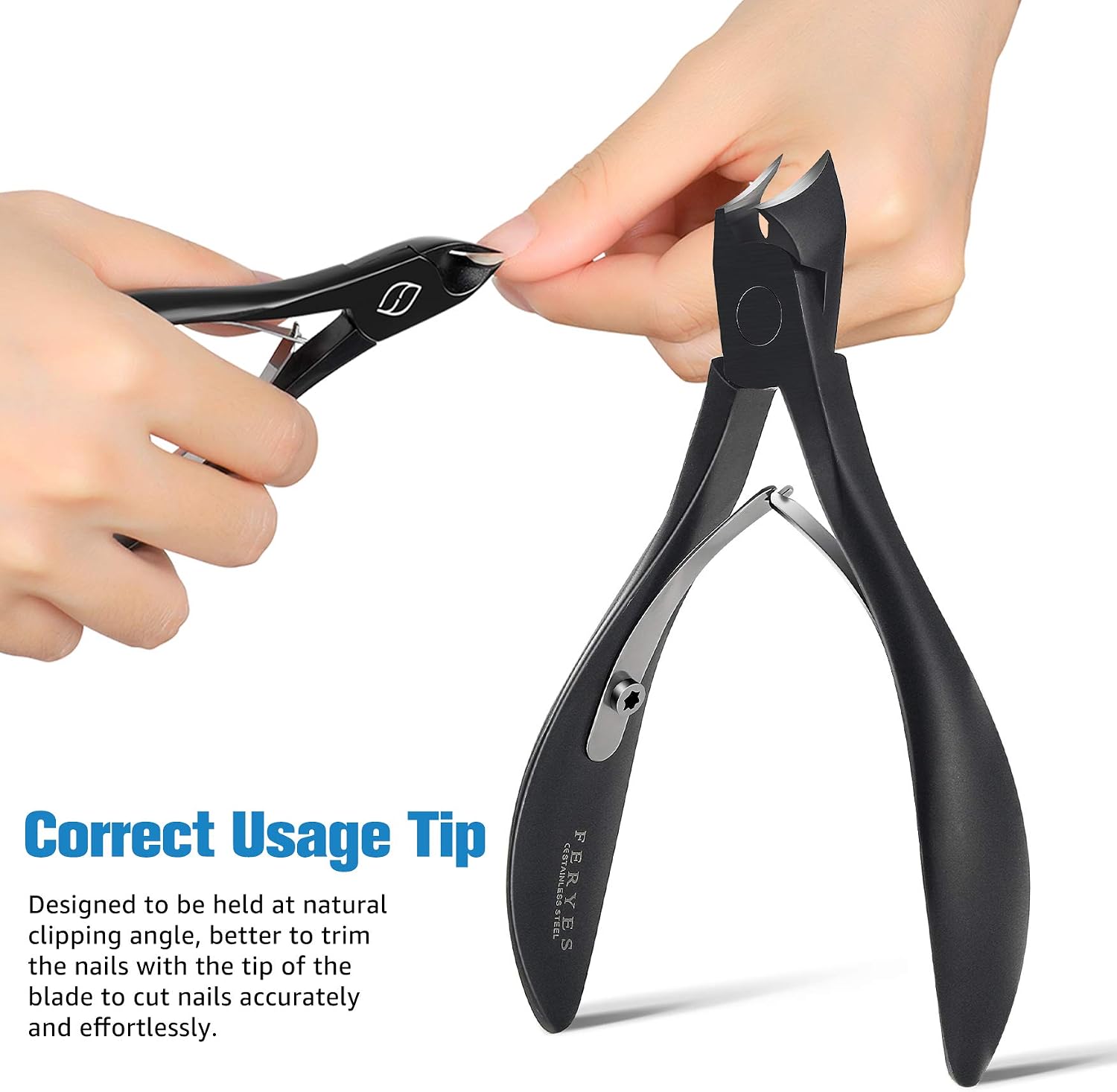 Detalle de FERYES Toenail Clippers, 4R13 Stainless Steel