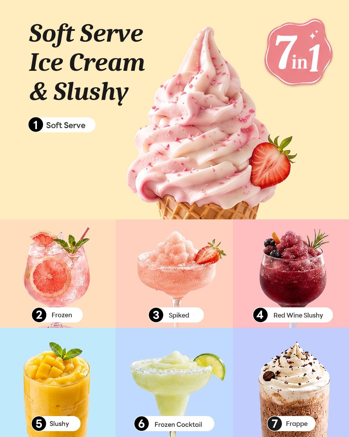 Thumbnail 1 de Aeitto Ice Cream and Slushie Maker