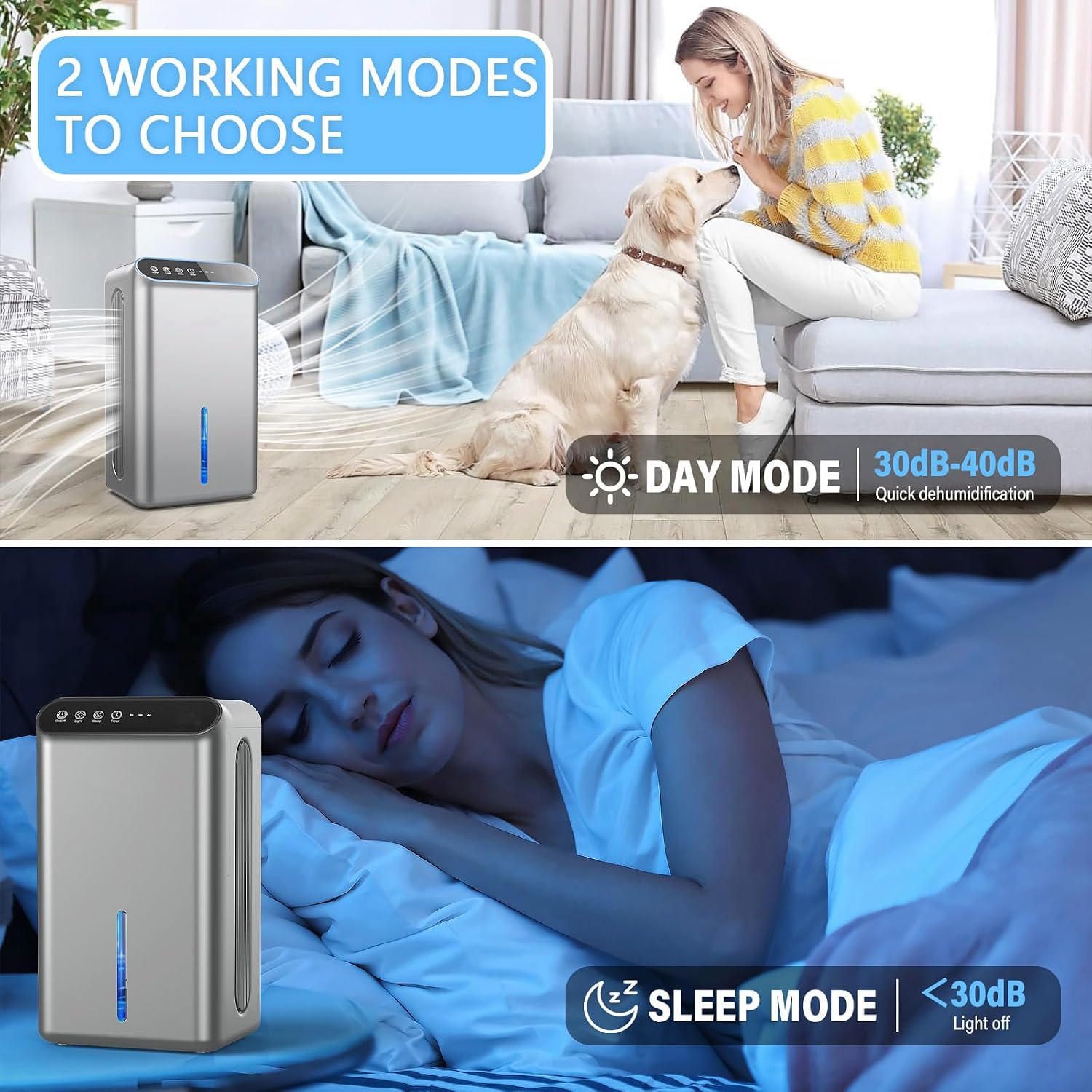 Detalle 2 de Dehumidifier with 98 oz Tank