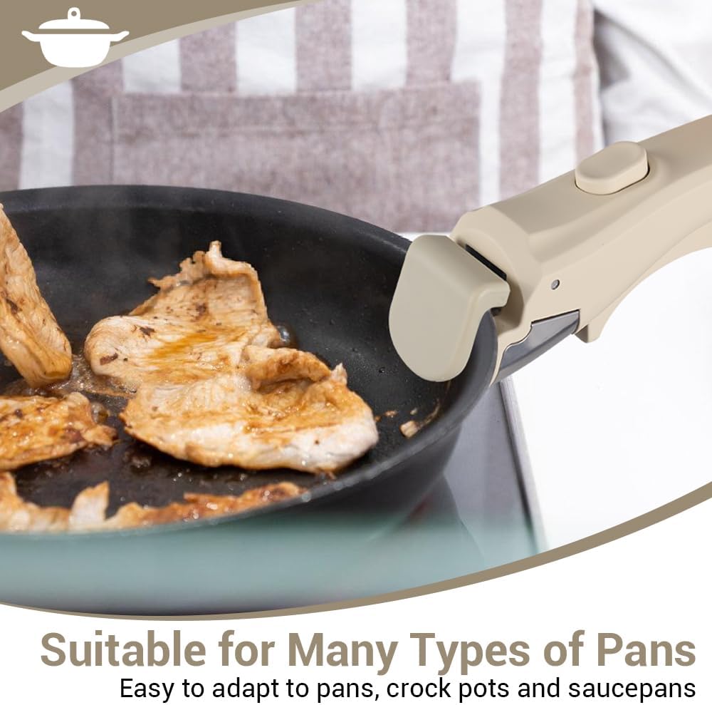 Thumbnail 3 de MiOYOOW Removable Pan Handle: Anti-Scald, Detachable, universal fit for kitchen and outdoors
