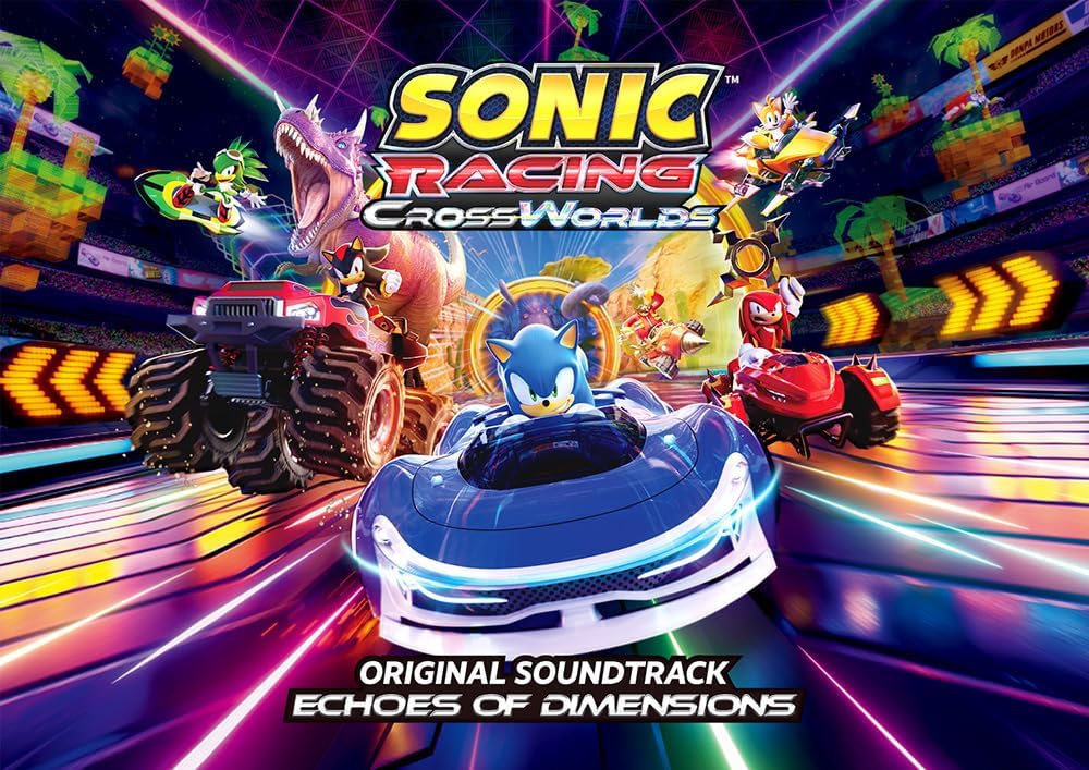 Detalle de Sonic Racing: CrossWorlds Original Soundtrack - Echoes of Dimensions 4枚組CD、200曲以上収録・メガジャケ特典付き