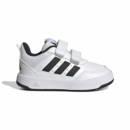 Detalle de adidas Unisex Baby Tensaur Sport 3.0 Infants Shoes (8.5 UK) in FTWR White/Core Black