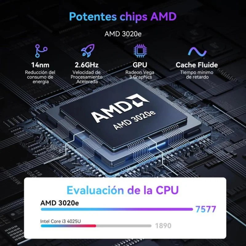 Thumbnail 3 de Vanwin NCS2154R Laptop AMD 3020E 8GB 256GB SSD 15.6" Windows 11 ⚙️