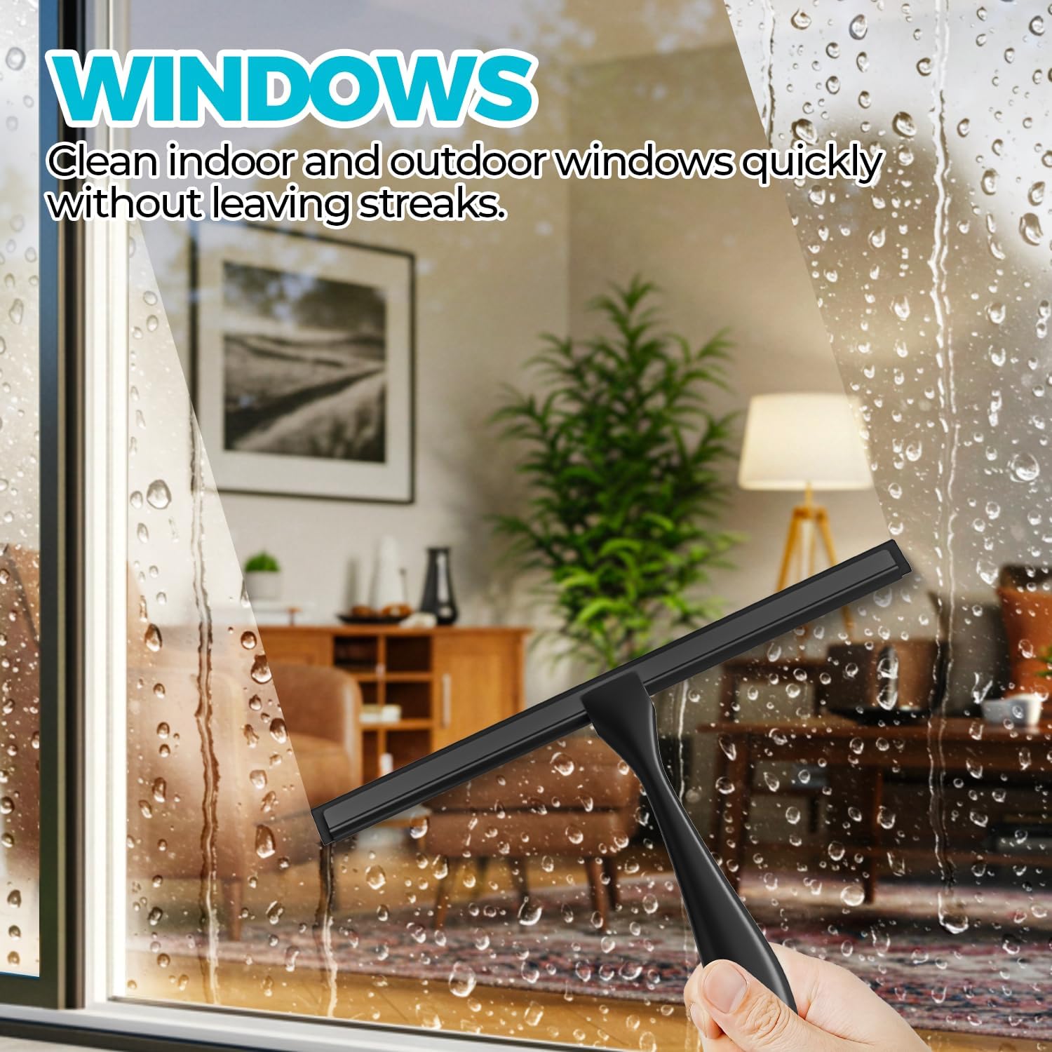 Thumbnail 3 de ALFLOD Shower Squeegee, 12-Inch