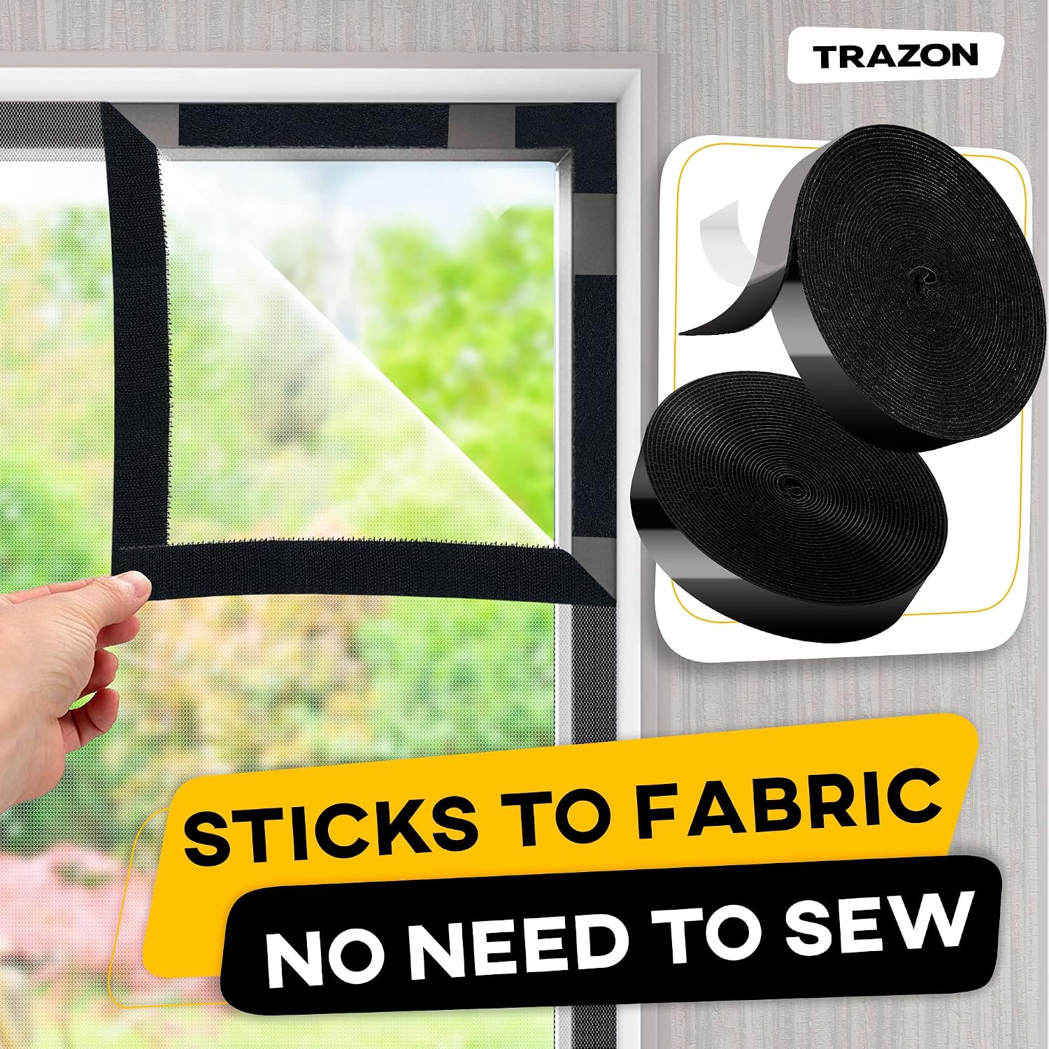 Detalle de Trazon Hook and Loop Tape, 1 in x 30 ft