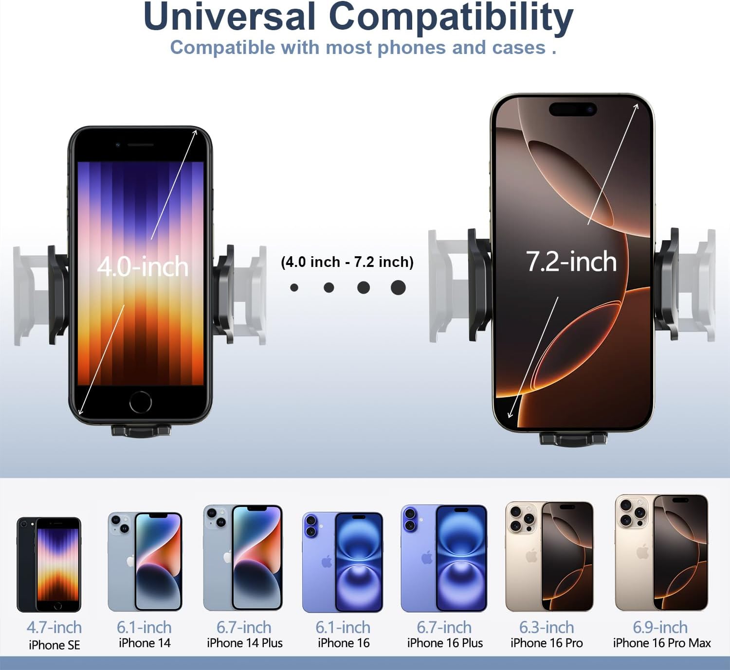 Thumbnail 6 de Arteck Car Mount 360° rotation for iPhone and Android